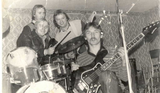 Hudobná skupina z Uličského Krivého z 80 - tych rokov 
